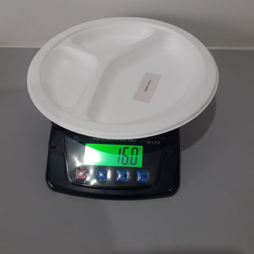 Round 3 Section Sugarcane Bagasse Meal Plate