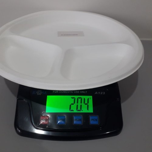 Round 3 Section Sugarcane Bagasse Plate