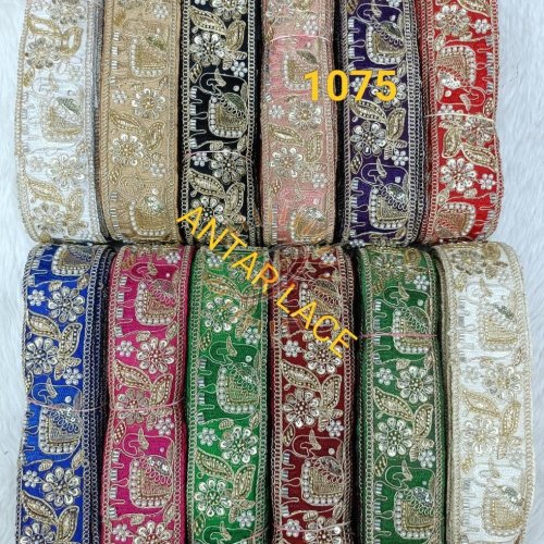 Customized Embroidered Floral Lace