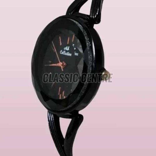 Black Ladies Elegant Analog Watch