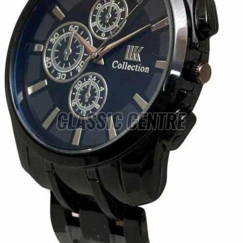 Black Stainless Steel Analog Watch For Men