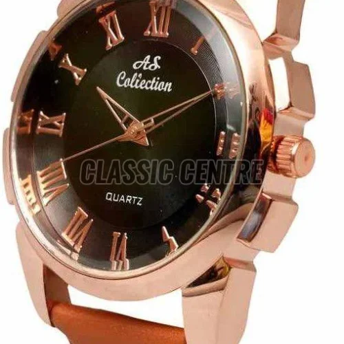 Numerical Designed Leather Strap Watch