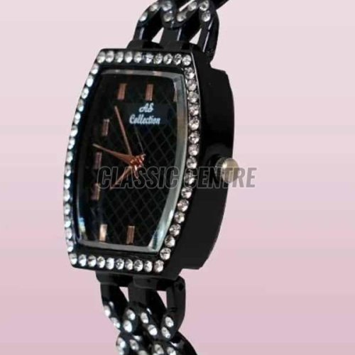 Stainless Steel Ladies Diamond Analog Watch