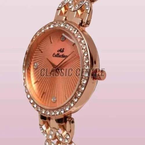 Women Round Dial Analog Watch