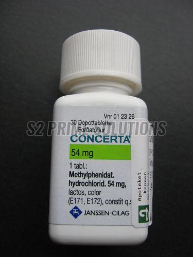 54mg Concerta Methyphenidate ER Tablet
