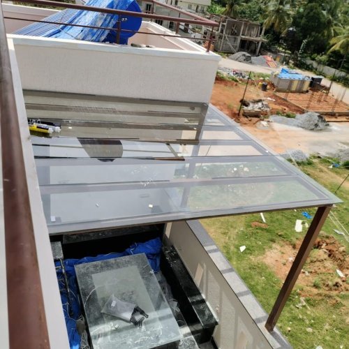 Transparent Rooftop Toughened Glass