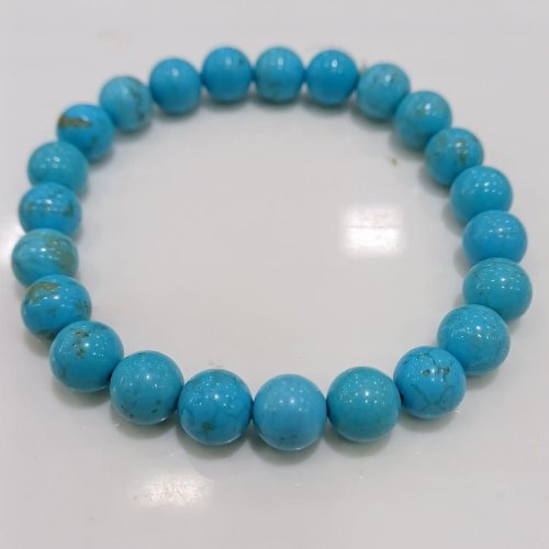 Blue Beaded Bracelet