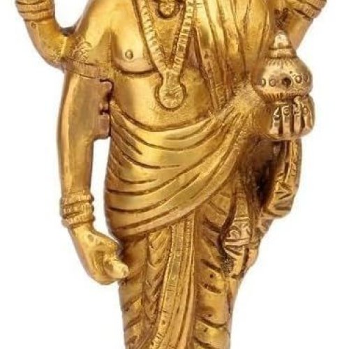 Brass Dhanvantri Statue