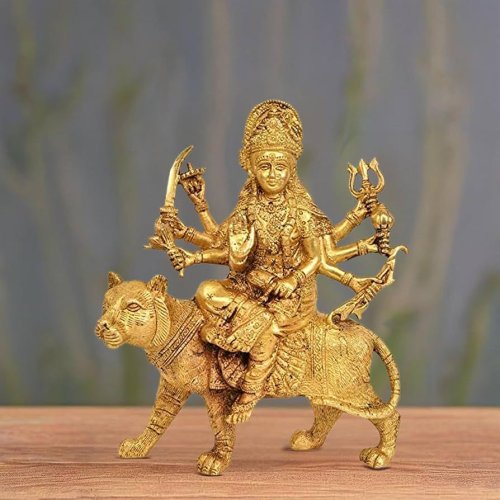 Brass Durga Mata Statue