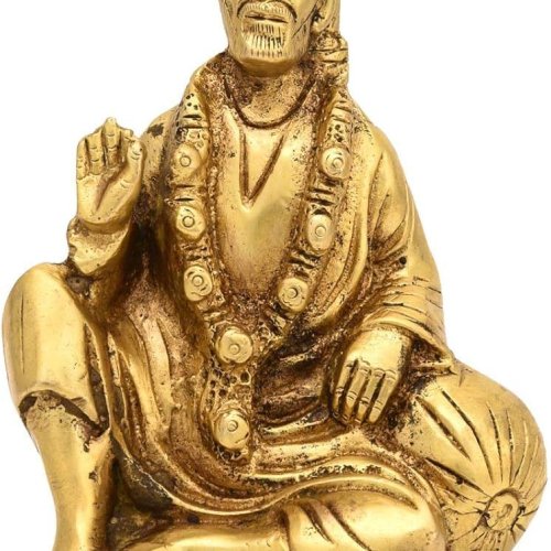 Brass Sai Baba Statue