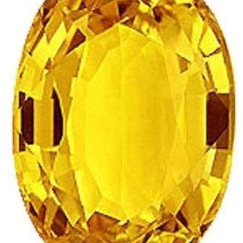 Oval Yellow Sapphire Gemstone