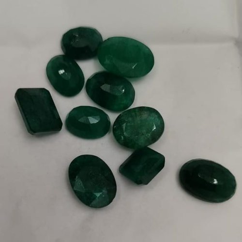 Polished Green Emerald Gemstone
