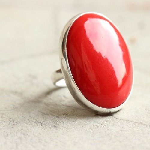 Red Coral Ring