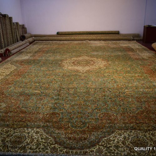 Kashan Silk Cotton Handmade Carpets