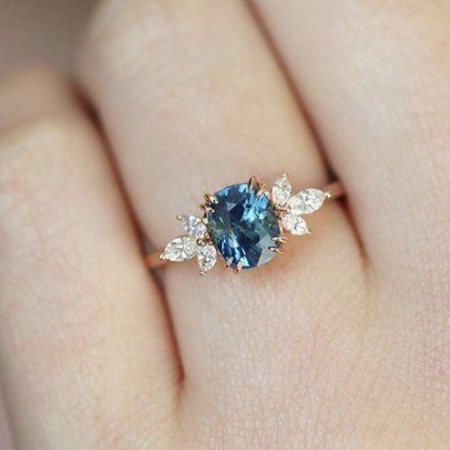 Gemstone Engagement Rings