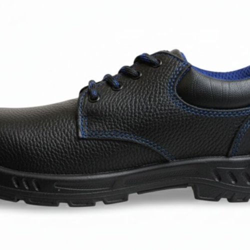 Black Leather Safety Shoe