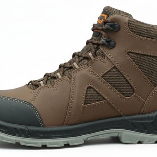 High Ankle Leather Safety SHOES-AD101