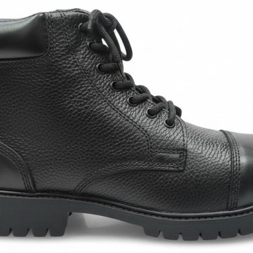 Rubber Sole Leather Safety SHOES-HR950