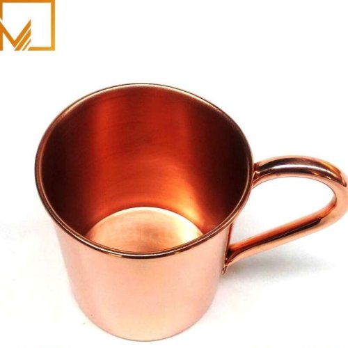 300ml Flat Bottom Pure Copper Mug