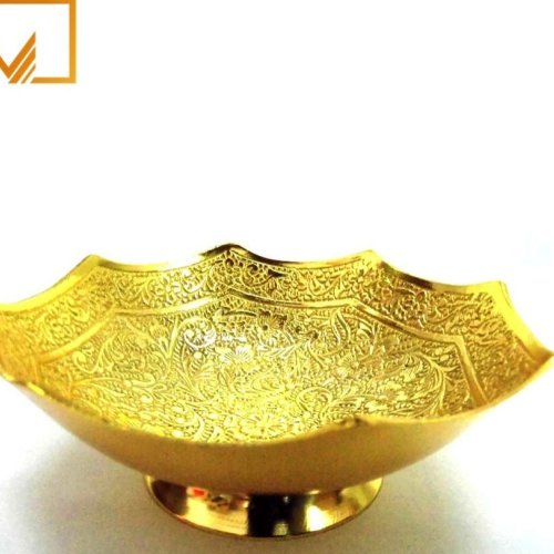 Golden Handmade Brass Bowl