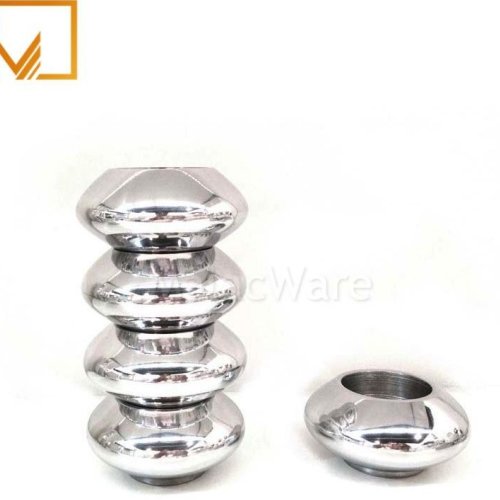 Handcrafted Aluminium Tea Light Stacking Candle Holder