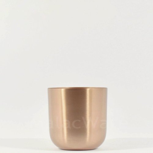 Rose Gold U Shape Candle Container