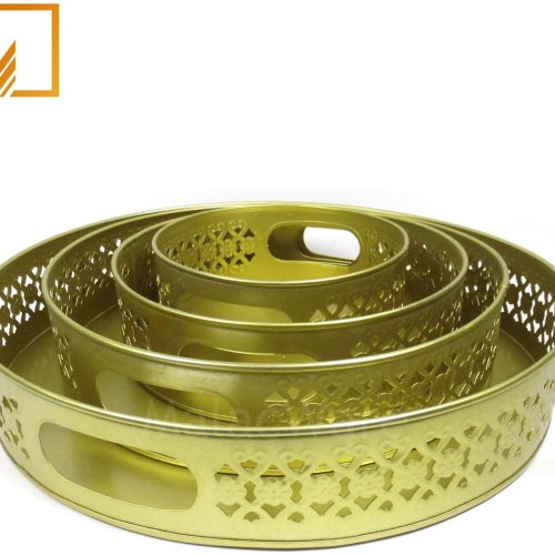 Traditional Round Pichwai Tray