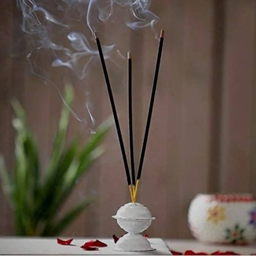 12 Inch Black Raw Incense Sticks