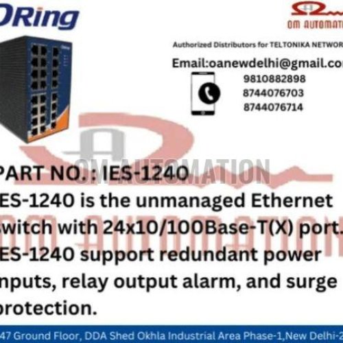 ORING IES-1240 Industrial 24-port unmanaged Ethernet switch