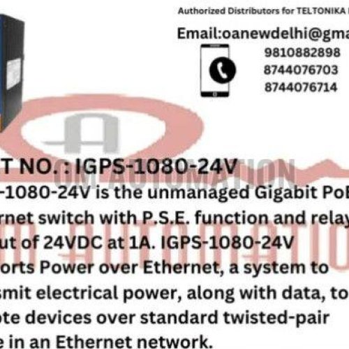 ORING IGPS-1080-24V Series Industrial 8-port unmanaged Gigabit PoE Ethernet switch