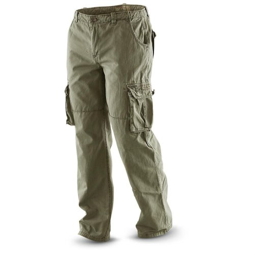 Mens Cotton Cargo Pants