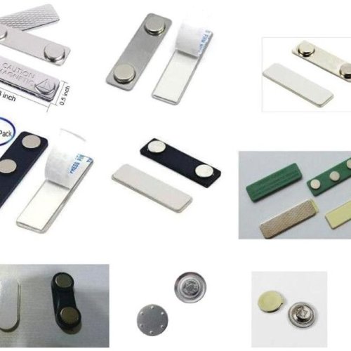 Stainless Steel Magnetic Pocket Badge