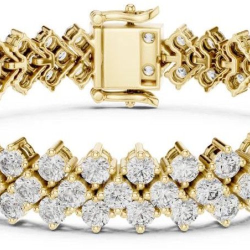 18K Gold Adele Diamond Bracelet
