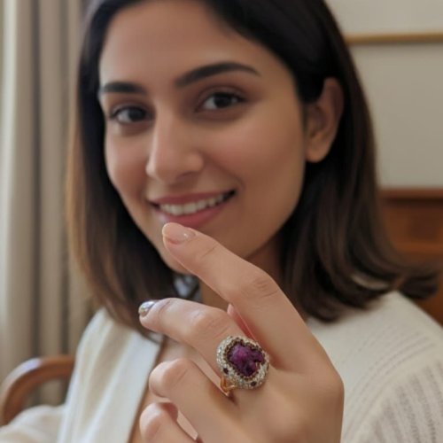 Artificial Gemstone Stylish Ring for Women