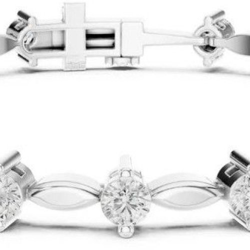 Silver Kadence Diamond Bracelet