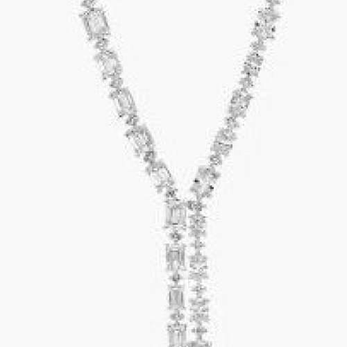 Silver Noor Tennis Necklace