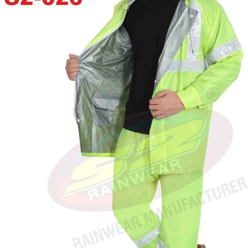 Unisex Xl Construction Labour Raincoat