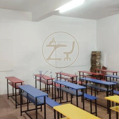 Hardwood Student School Desk 2 Seater