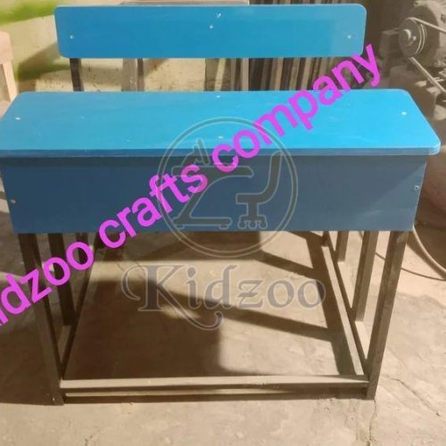 Solid Wood Classroom Desk 2 Seater
