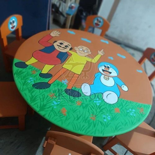 Wooden Preschool Activity Center Table