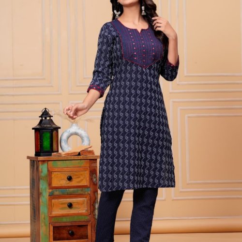 Ladies Kurti Pant Set