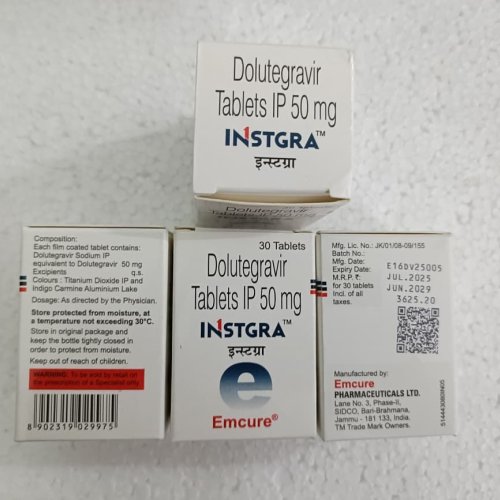 Instgra 50mg Dolutegravir Tablets