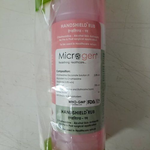Microgen Handshield Rub Ethanol Base Hand Sanitizer