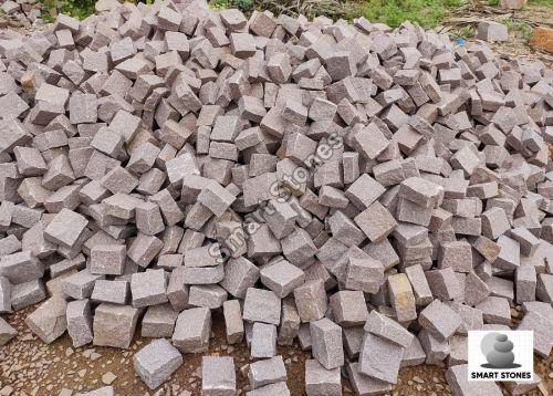 Red Hand Cut Cobblestone