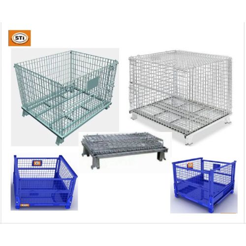 Retention Cage Pallets- Foldable Pallet- Warehouse Pallet