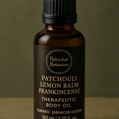 Patchouli Lemon Balm Spa Grade Therapeutic Massage Oil