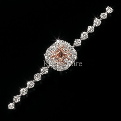 Atharva Diamond Pink Lab-Grown Diamond Bracelet Manufacturer in Surat, India