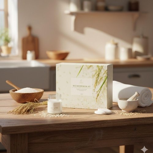 Natural THE Essence of Nature Rice Water Facial Kit 325GM