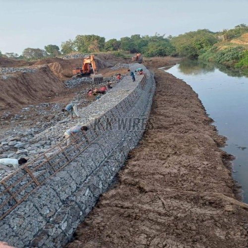 River Side Gabion Wall
