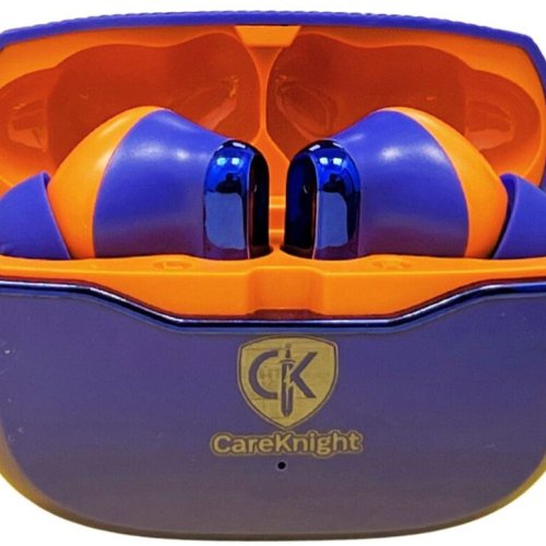 Careknight 900 Blue &AMP; Orange Wireless Earbuds